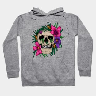 Woman Skull Flower Hoodie